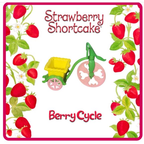 Vintage 1982 Strawberry Shortcake Berry Cycle – Rare Accessory - Picture 1 of 1
